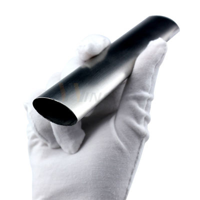 Aisi 201 tamaño oval de acero inoxidable del tubo de la elipse de la barandilla de la escalera de Inox del tubo 304 316 modificó decorativo para requisitos particulares