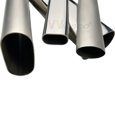 Aisi 201 tamaño oval de acero inoxidable del tubo de la elipse de la barandilla de la escalera de Inox del tubo 304 316 modificó decorativo para requisitos particulares