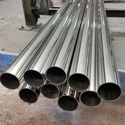 El tubo de acero inoxidable Acero Inoxidable 1.1/2 Redondo Decorativo Brilliante de la ronda de C-316 Inox PULIÓ 600 C-304 X 6 METROS