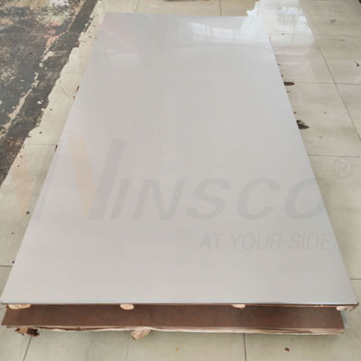 Nuevo estilo de materias primas laminadas en frío 0.4mmx1219mmx2438mm 4ftx8ft 2B Finished Ss Sheet AISI 304 304L