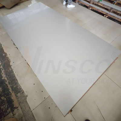Nuevo estilo de materias primas laminadas en frío 0.4mmx1219mmx2438mm 4ftx8ft 2B Finished Ss Sheet AISI 304 304L