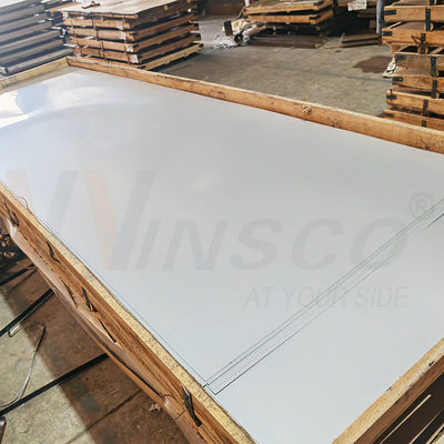 AISI 316 316L 0,8 mm de espesor 2440 mmx1220 mm Plata de acabado de molino de acero inoxidable para tableros electrónicos