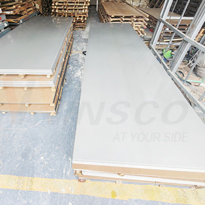 Placa de acero inoxidable laminada en frío de 4ft x 8ft 201 grado 1220mm x 2440mm x 0,5mm 2B de acero inoxidable