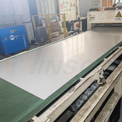 SUS 304 304L de larga duración 1250mmx2500mm 0,9mm de espesor 2B de borde de molino de acero inoxidable laminado en frío