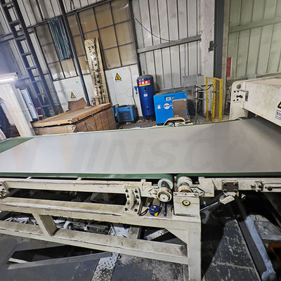 WinscoMetal 1500mmx3000mm Hoja de metal SUS201 1,0mm de espesor Placa de acero inoxidable Superficie de molino laminada en frío