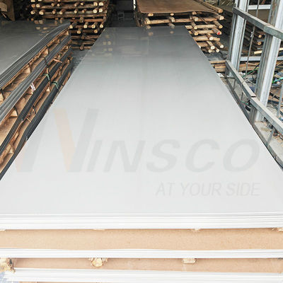 WinscoMetal 4Ftx8ft 0.6mm espesor 201 grado de chapa de metal inoxidable 1220mmx2440mm de acero inoxidable 2B de molino de la placa terminada