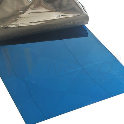 hoja azul de Inox del espejo del zafiro 304 304L de 1250mmx2500m m, placa de acero inoxidable del color de PVD