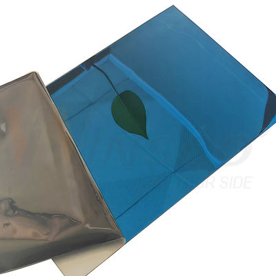 SS 201 Hoja de acero inoxidable laminada en frío 1,2 mm 1,5 mm de zafiro azul espejo terminado