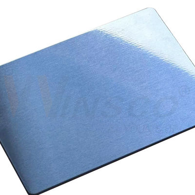 Lámina de acero inoxidable mate SUS 316 316L 5ftx10ft Zafiro Azul Brushed Placa de Inox