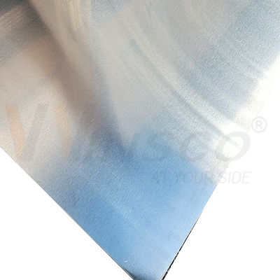 1250mmx2500mm Fuerte Wxport paquete borde de molino de acero inoxidable No.4 satinado de acabado cepillado hoja 316 grado