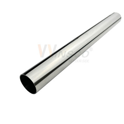 1 1/4' 0.4mm-3.0mm tubo redondo de acero inoxidable espejo superficie satinada 31.8mm tubo de acero inoxidable de metal 201 304 316 grado