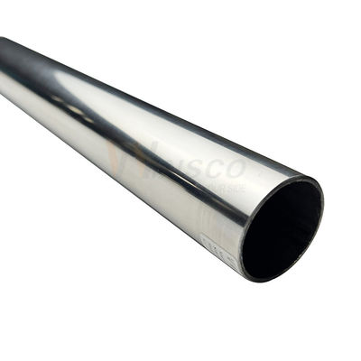42.4mm OD Espejo Tubo de barandilla Inox 0,8mm-3,0mm espesor satinado SUS 201 304 316 tubo redondo de acero inoxidable
