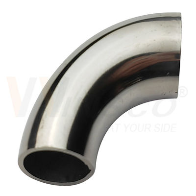 1.2mm 1.5mm espesor 201 304 316 grado espejo superficie satinada 15.9mm OD manivela de acero inoxidable Codo 55mm longitud del arco