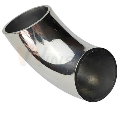 Acero inoxidable de acero inoxidable de pulido fino Accesorios de baluster de satén 201 304 316 de grado 25.4 mm 1 'Dia 66 mm Arco de acero inoxidable 90 grados Codo