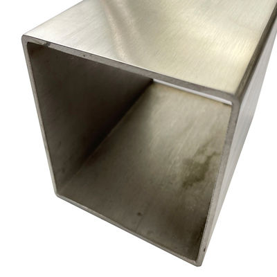 SUS 201 AISI 304 TP 316 Grado de gran tamaño Inxo tubo de pared gruesa 120mmx120mm de acero inoxidable tubo cuadrado