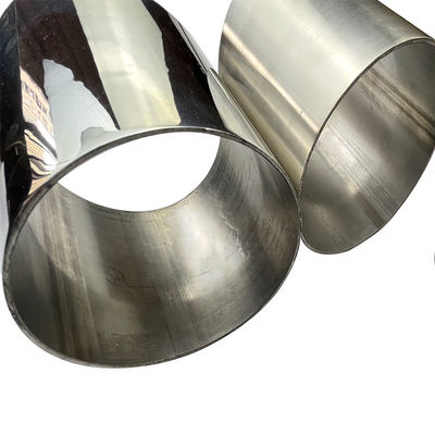 Resistencia a altas temperaturas 159 mm tubo soldado de acero inoxidable AISI201 304 316 tubo de pared gruesa de acero inoxidable redondo de gran diámetro