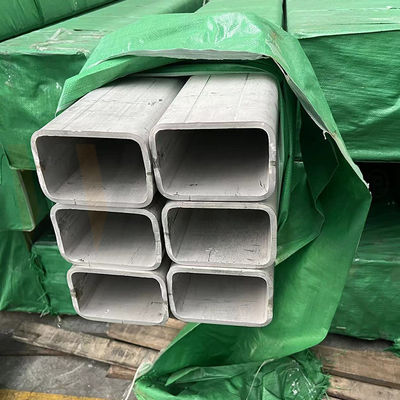 Material de construcción Tubo de acero inoxidable 201 304 316 316L Grado de gran tamaño Molino rectangular 80mmx180mm Tubo de acero inoxidable