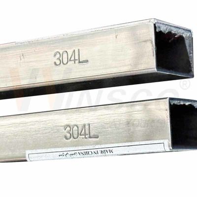 Resistencia a la corrosión Winsco Metal Inox Saldado Tubo 304L Calidad de acero inoxidable Tubo redondo cuadrado rectangular
