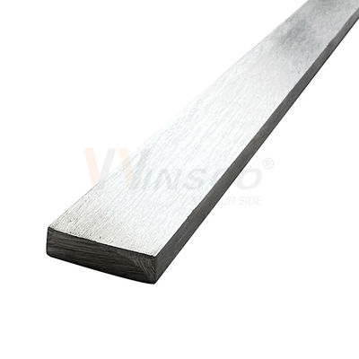 Superficie personalizable 6 metros Varilla rectangular Platina Inox SS 201 304 316 Barra plana de acero inoxidable pulido