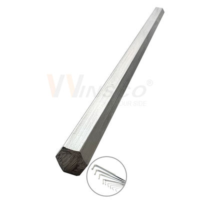 Fábrica Acero barra inoxidable AISI 201 304 316 Saldado de eje sólido de acero inoxidable varilla hexagonal