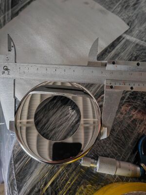 Cubierta de base para barandillas de acero inoxidable compatible con tubos redondos de 38 y 50 mm para balaustradas