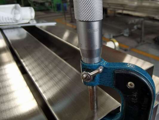 Aleación de acero austenítico de alta resistencia al calor para vidrio de 12 mm y 24 mm de grosor