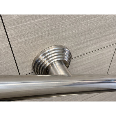 SS 201 304 piezas de popa de acero inoxidable plata oro cubierta de base de la manivela de acero inoxidable para 19 mm 1'' 2' 63.5 mm redondo Newel Post