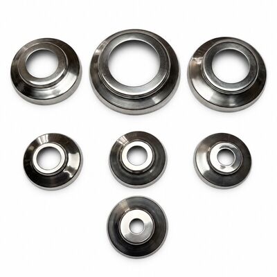 Cubiertas de base redondas de acero inoxidable 304 para Perú | Canoplas Redondas BA, 1/2–2 pulgadas