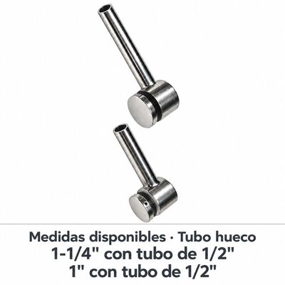 Soporte de acero inoxidable para vidrio para sistemas de barandillas | Soporte para Vidrio
