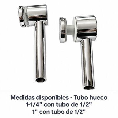 Soporte de acero inoxidable para vidrio para sistemas de barandillas | Soporte para Vidrio
