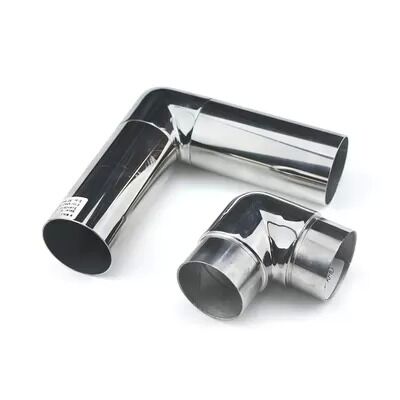 SS201, SS304 y SS316 de acero inoxidable 90° Codo corto de manivela para tubos redondos de 25,4 ∼ 50,8 mm