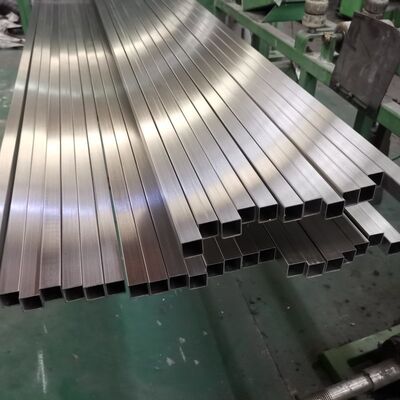 Tubos cuadrados y rectangulares de acero inoxidable de 10x10 mm a 200x200 mm con espesor de pared de 1,5-5,0 mm para construcción y barandillas