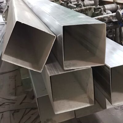 Tubos cuadrados y rectangulares de acero inoxidable de 10x10 mm a 200x200 mm con espesor de pared de 1,5-5,0 mm para construcción y barandillas