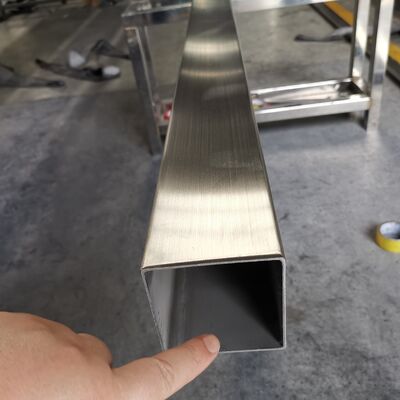 Tubos cuadrados y rectangulares de acero inoxidable de 10x10 mm a 200x200 mm con espesor de pared de 1,5-5,0 mm para construcción y barandillas