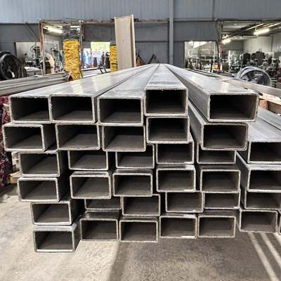 Tubo rectangular de acero inoxidable soldado de gran tamaño 150x300 mm SS201 SS304 SS316 para construcción y fabricación