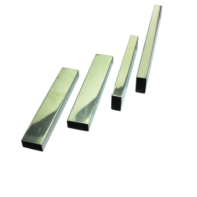 Pequeño tubo rectangular de acero inoxidable 4x5-5x25mm de pared delgada SS201 304 316