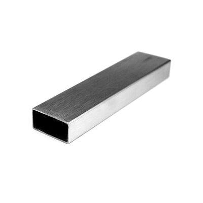 AISI 201 304 316 Tubo de barandilla de acero inoxidable 0.5 mm-2.7 mm Thcikenss 20 mmx40 mm Tubo rectangular de acero inoxidable