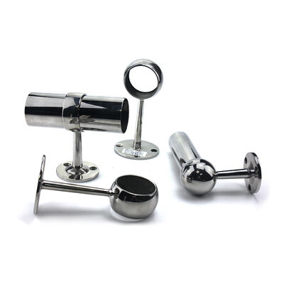 201/304/316 Stainless Steel Round Tube Holder & Support Bracket for Railing Systems