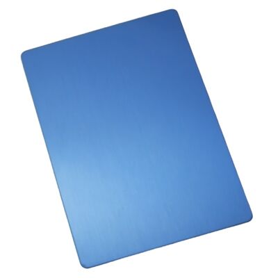 Lámina de acero inoxidable SS201 laminada en frío PVD azul hairline No.4 1220×2440mm 4x8ft Placa decorativa de Inox