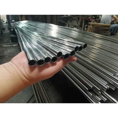 Bright Polished Stainless Steel Tube and Pipe in Round and Square Shapes AISI 201 304 from Manufacturer