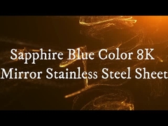hoja de acero de Sapphire Blue Cold Rolled Stainless del espejo 8K