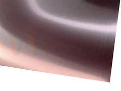 Placa inoxidable de la hoja de acero de la rayita del oro de Rose