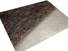 Cobrizado oscuro del espejo de la vibración de los SS que ennegrece la hoja antigua