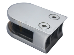 D Clampada de vidrio de acero inoxidable de forma