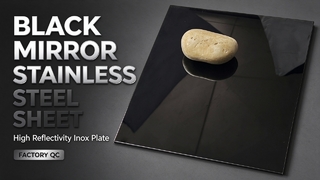 Hoja de acero inoxidable del Black Mirror
