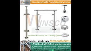 ACCESORIOS PARA ESCALERAS DE ACERO INOXIDABLE WINSCO