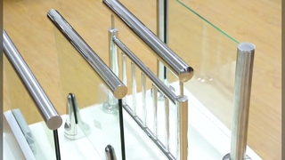 Conectores acodados para pasamanos de acero inoxidable profesionales