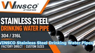 Fabricante de tuberías de agua potable de acero inoxidable 304 316L | VVINSCO