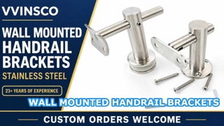 Soportes de barandilla de pared de acero inoxidable | Pedidos personalizados | VVINSCO